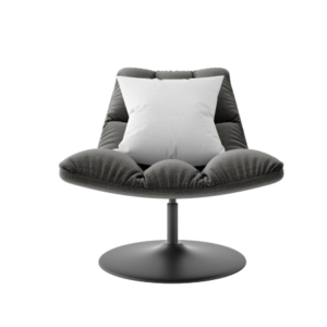 Grey Puff Chair