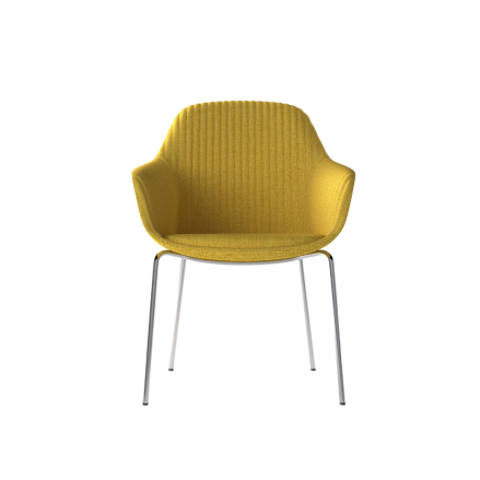 Yellow Cushion Chair